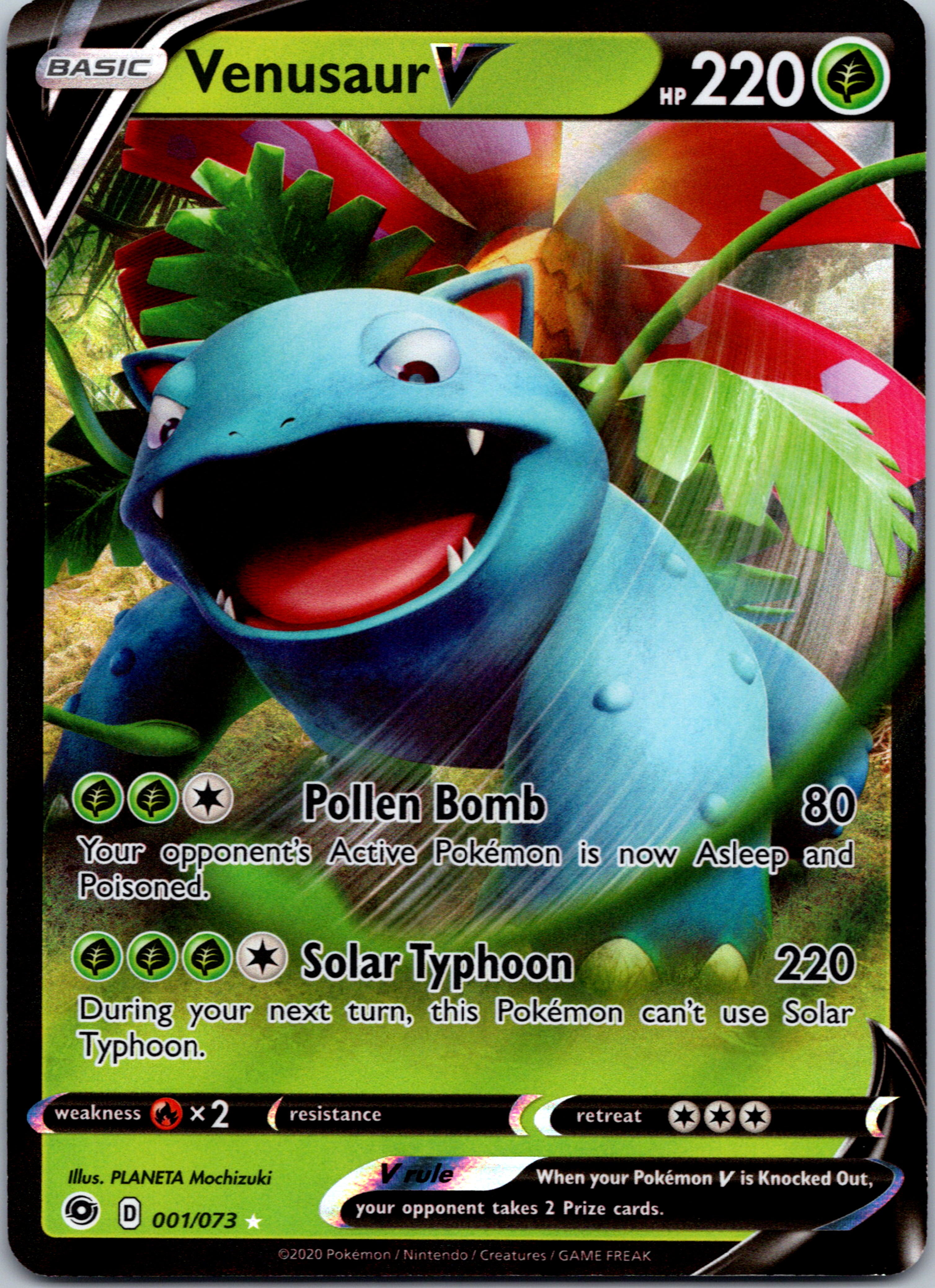 Venusaur V (001/073) [Sword & Shield: Champion's Path]