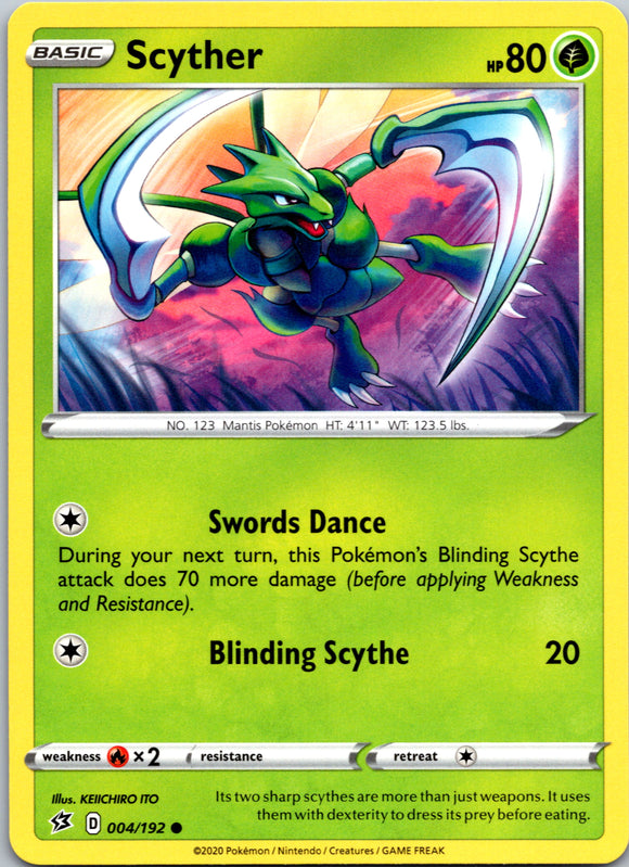 Scyther (004/192) [Sword & Shield: Rebel Clash]