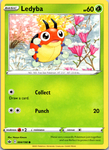 Ledyba (004/198) [Sword & Shield: Chilling Reign]