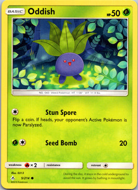 Oddish (005/214) [Sun & Moon: Unbroken Bonds]