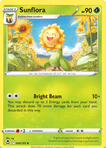 Sunflora (006/195) [Sword & Shield: Silver Tempest]