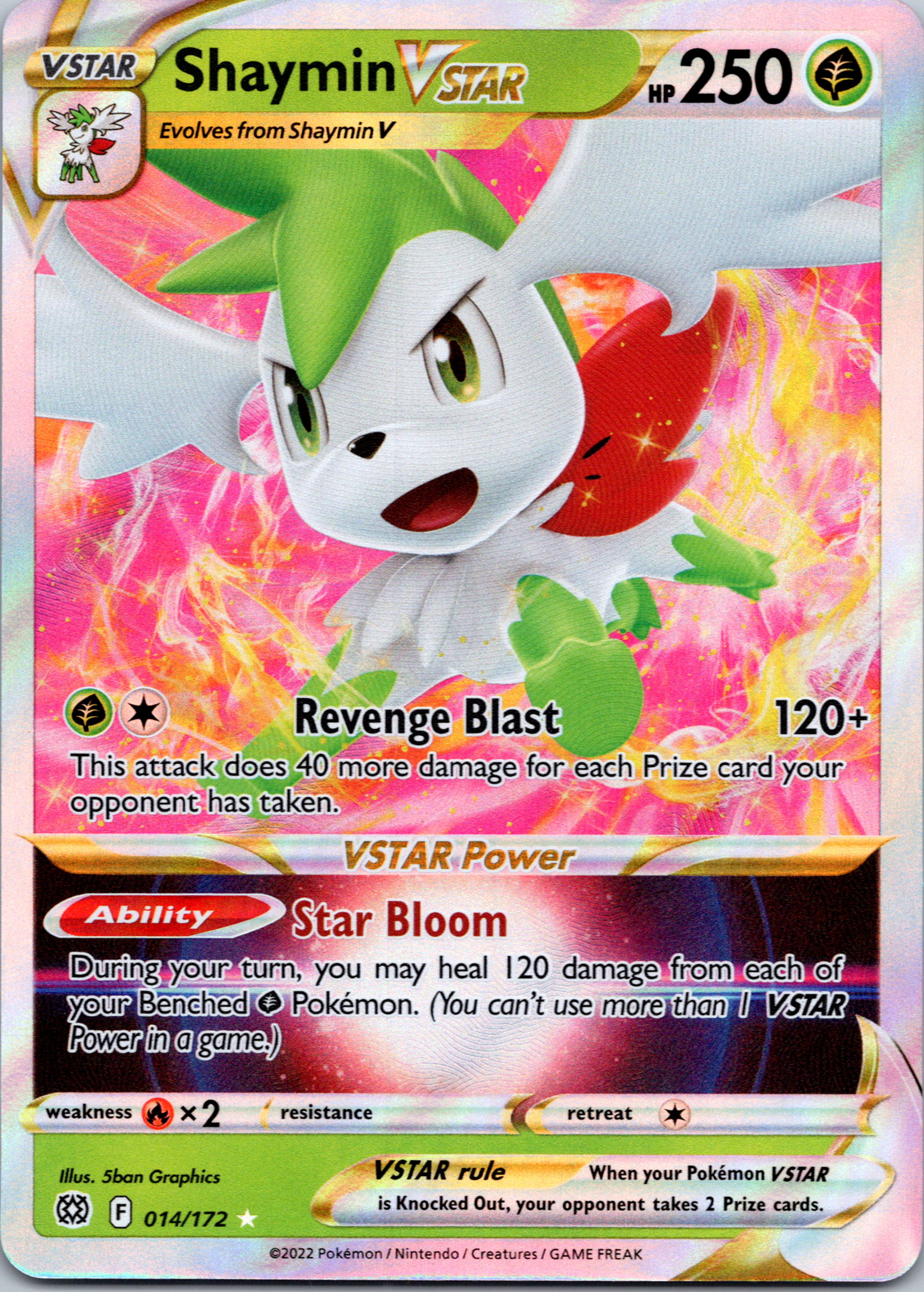 Shaymin VSTAR (014/172) [Sword & Shield: Brilliant Stars]