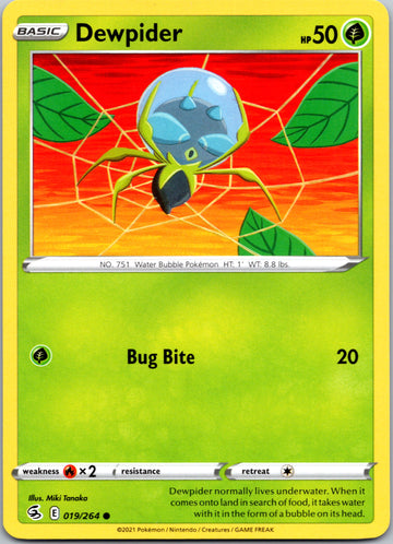 Dewpider (019/264) [Sword & Shield: Fusion Strike]