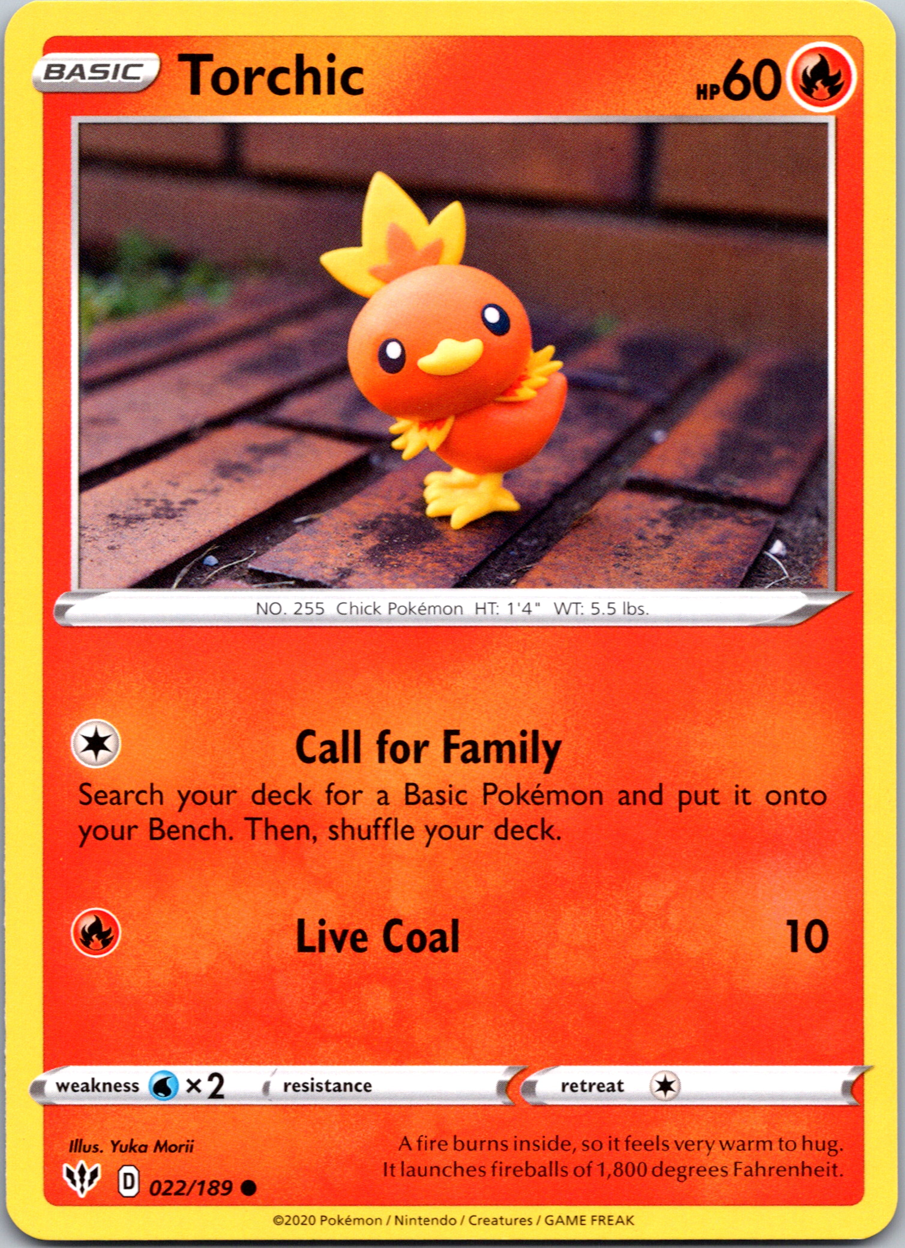 Torchic (022/189) [SWSH03: Darkness Ablaze]