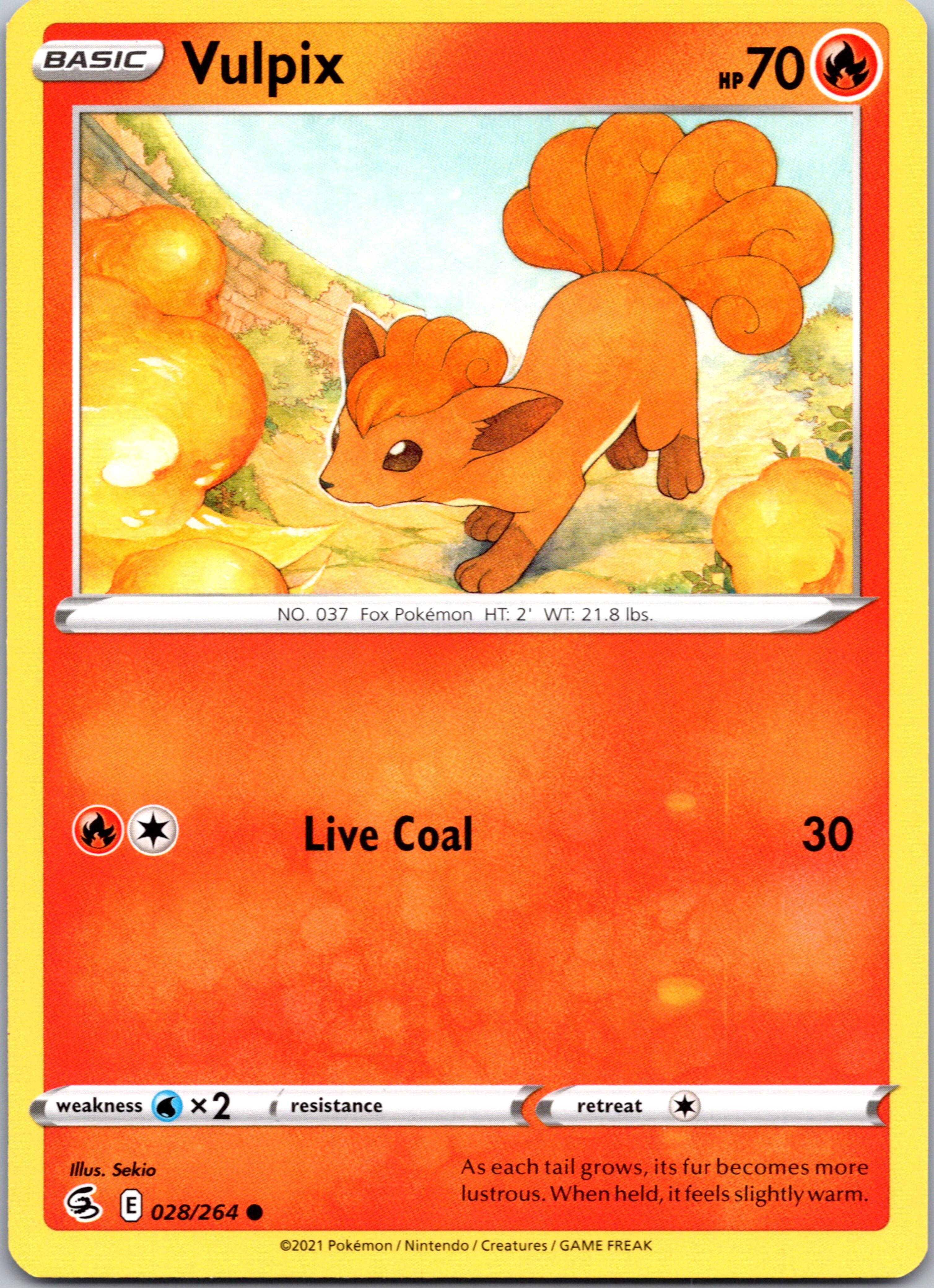 Vulpix (028/264) [Sword & Shield: Fusion Strike]