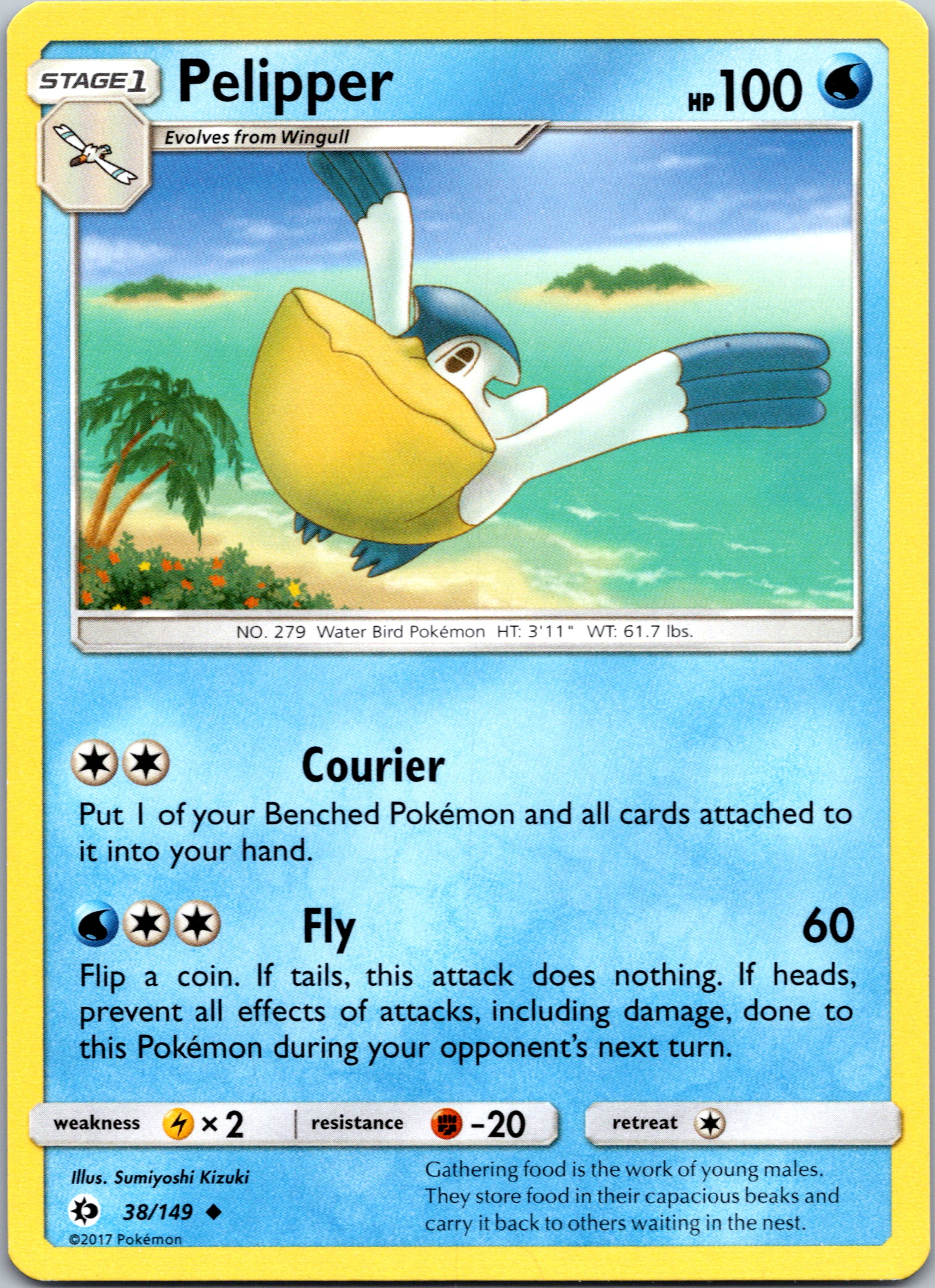 Pelipper (38) [SM Base Set]