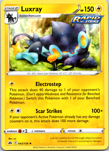Luxray (043/159) [Sword & Shield: Crown Zenith]
