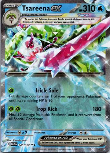 Tsareena ex (046/182) - [Scarlet & Violet: Paradox Rift] Holofoil