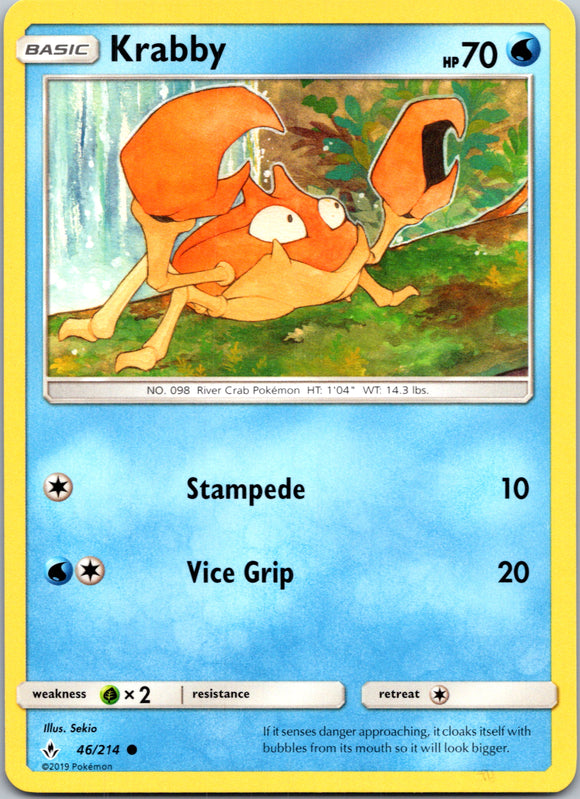 Krabby (046/214) [Sun & Moon: Unbroken Bonds]