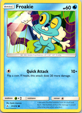 Froakie (051/214) [Sun & Moon: Unbroken Bonds]