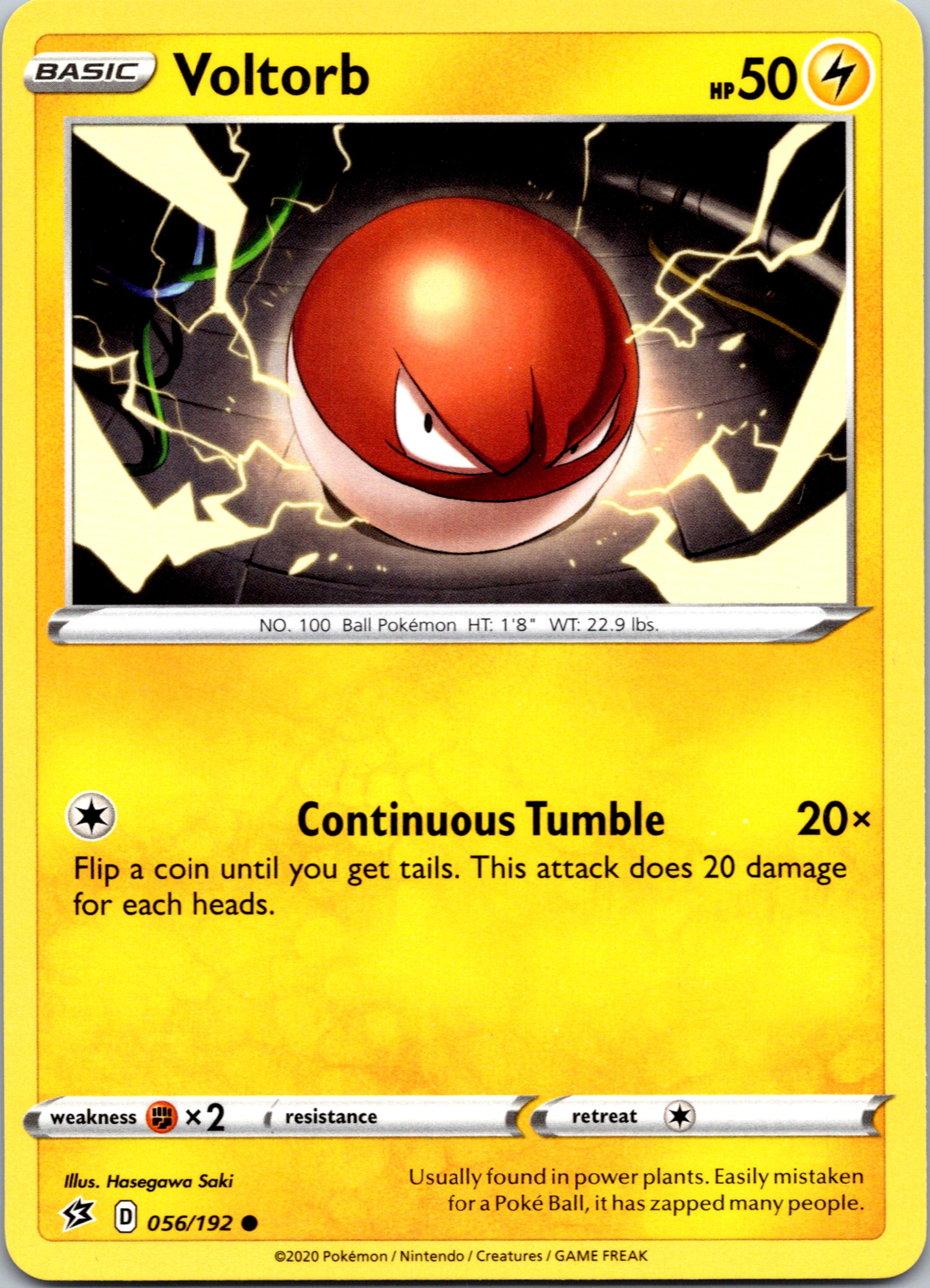 Voltorb (56/192) [Sword & Shield: Rebel Clash]