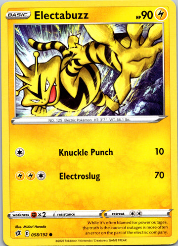 Electabuzz (058/192) [Sword & Shield: Rebel Clash]