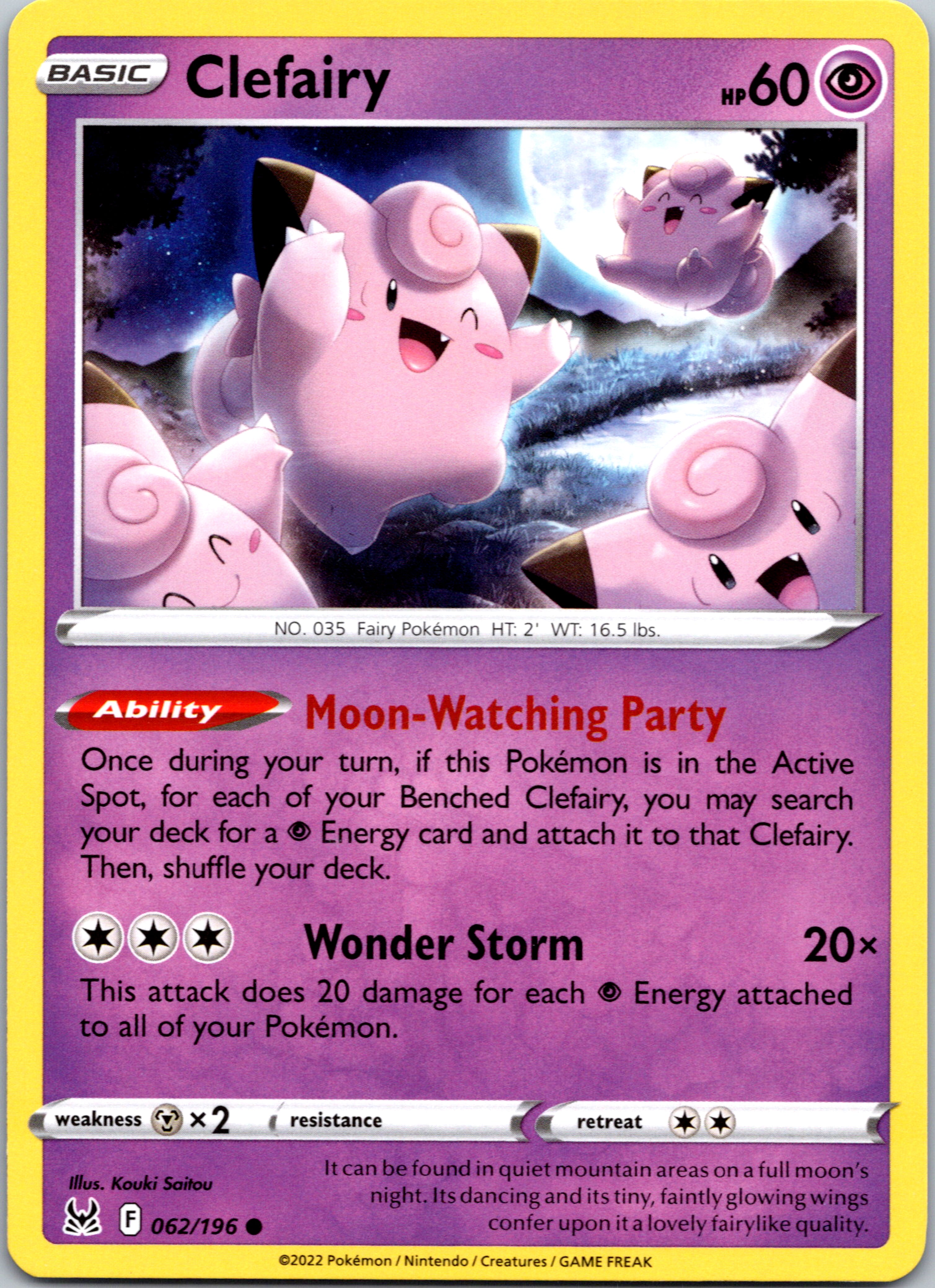 Clefairy (062/196) [Sword & Shield: Lost Origin]