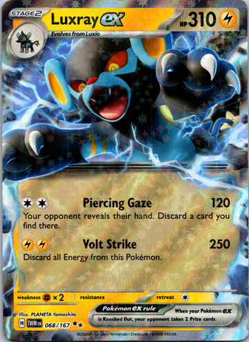 Luxray ex [068/167] - (Twilight Masquerade) Holofoil
