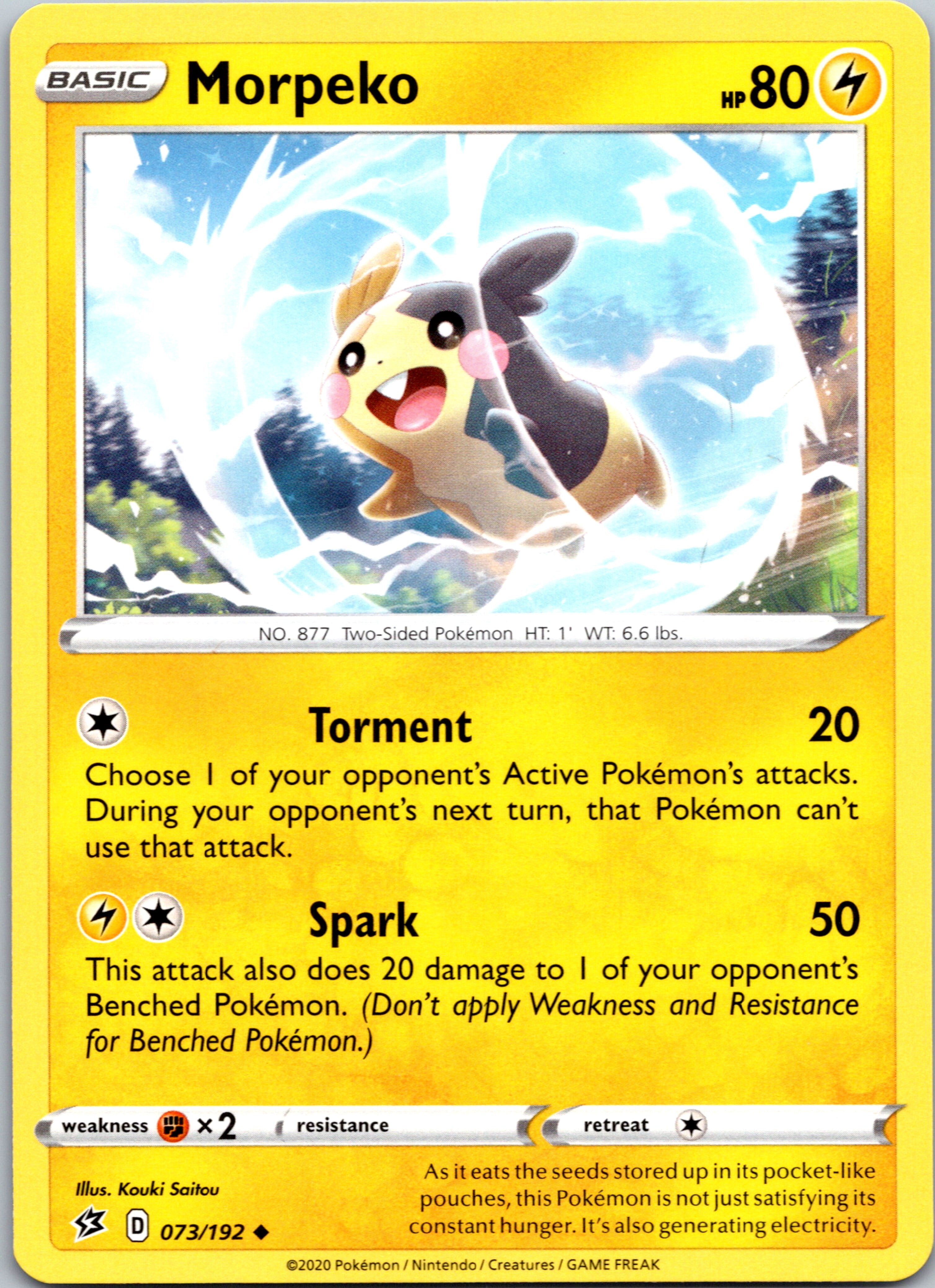 Morpeko (73/192) [Sword & Shield: Rebel Clash]