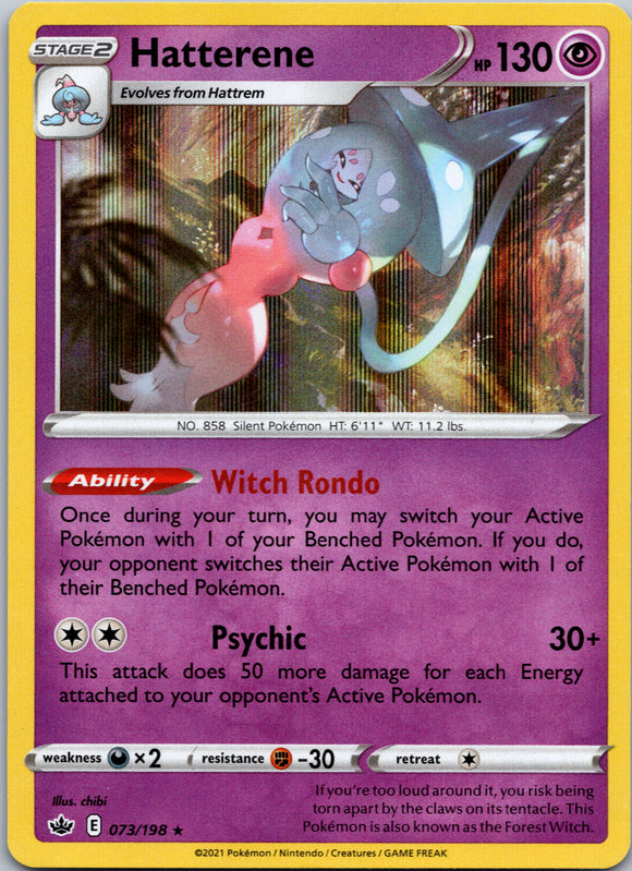 Hatterene (073/198) [Sword & Shield: Chilling Reign]