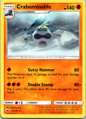 Crabominable (074/147) [Sun & Moon: Burning Shadows]