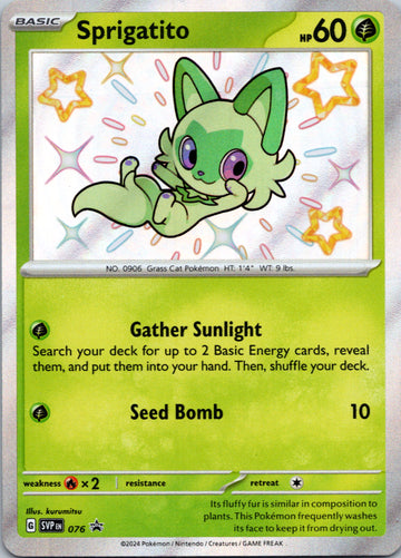 Sprigatito - [076] - (SV Scarlet & Violet Promo Cards) Holofoil