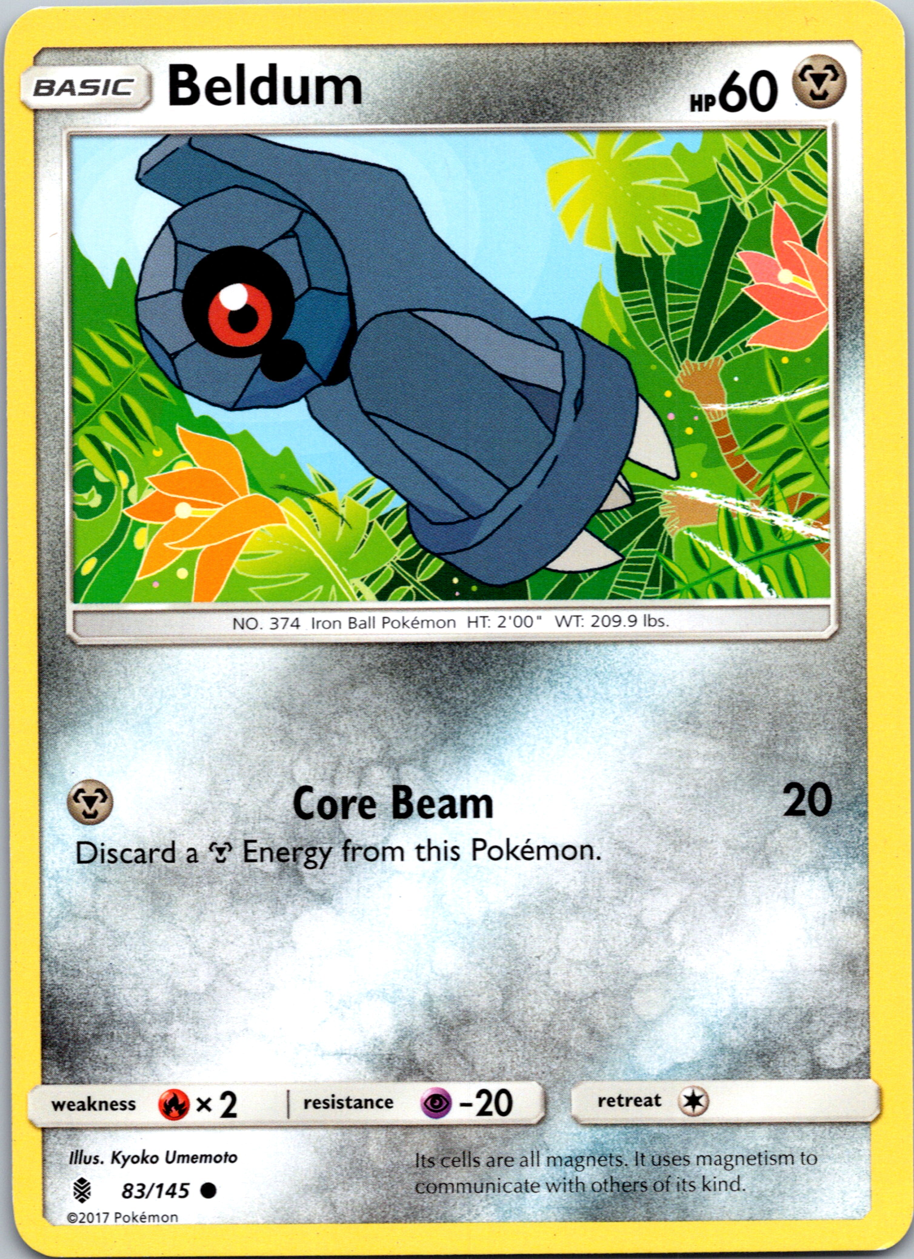 Beldum (83/145) [Sun & Moon: Guardians Rising]