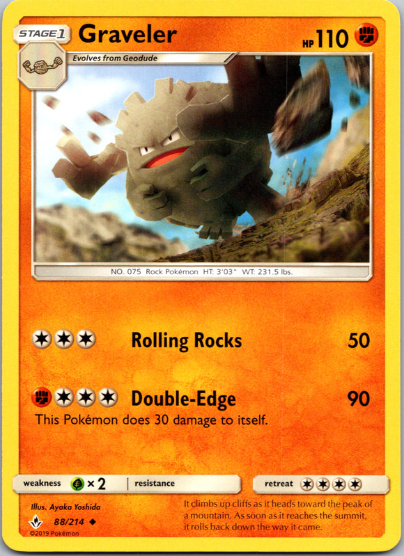 Graveler (088/214) [Sun & Moon: Unbroken Bonds]