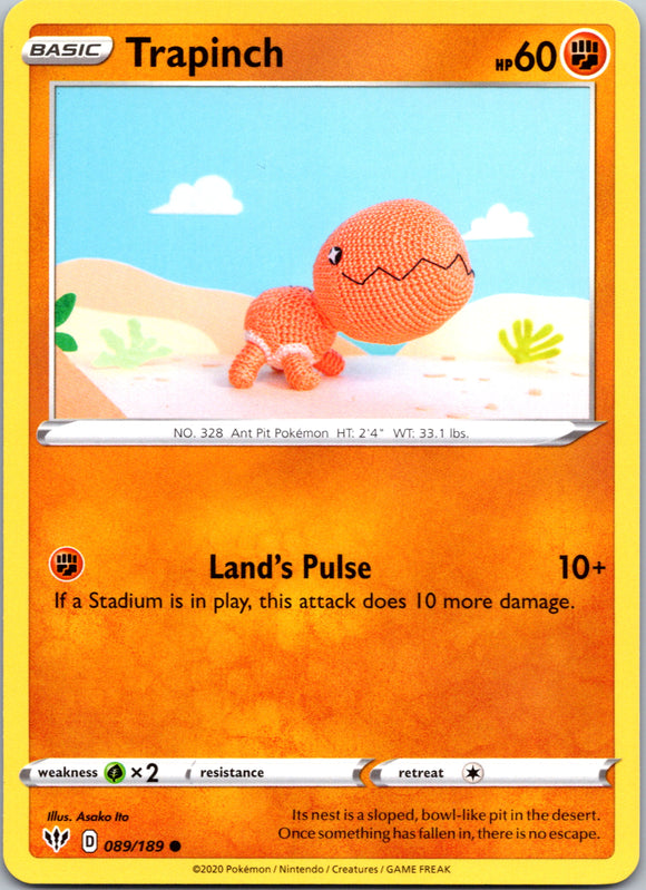 Trapinch (089/189) [SWSH03: Darkness Ablaze]