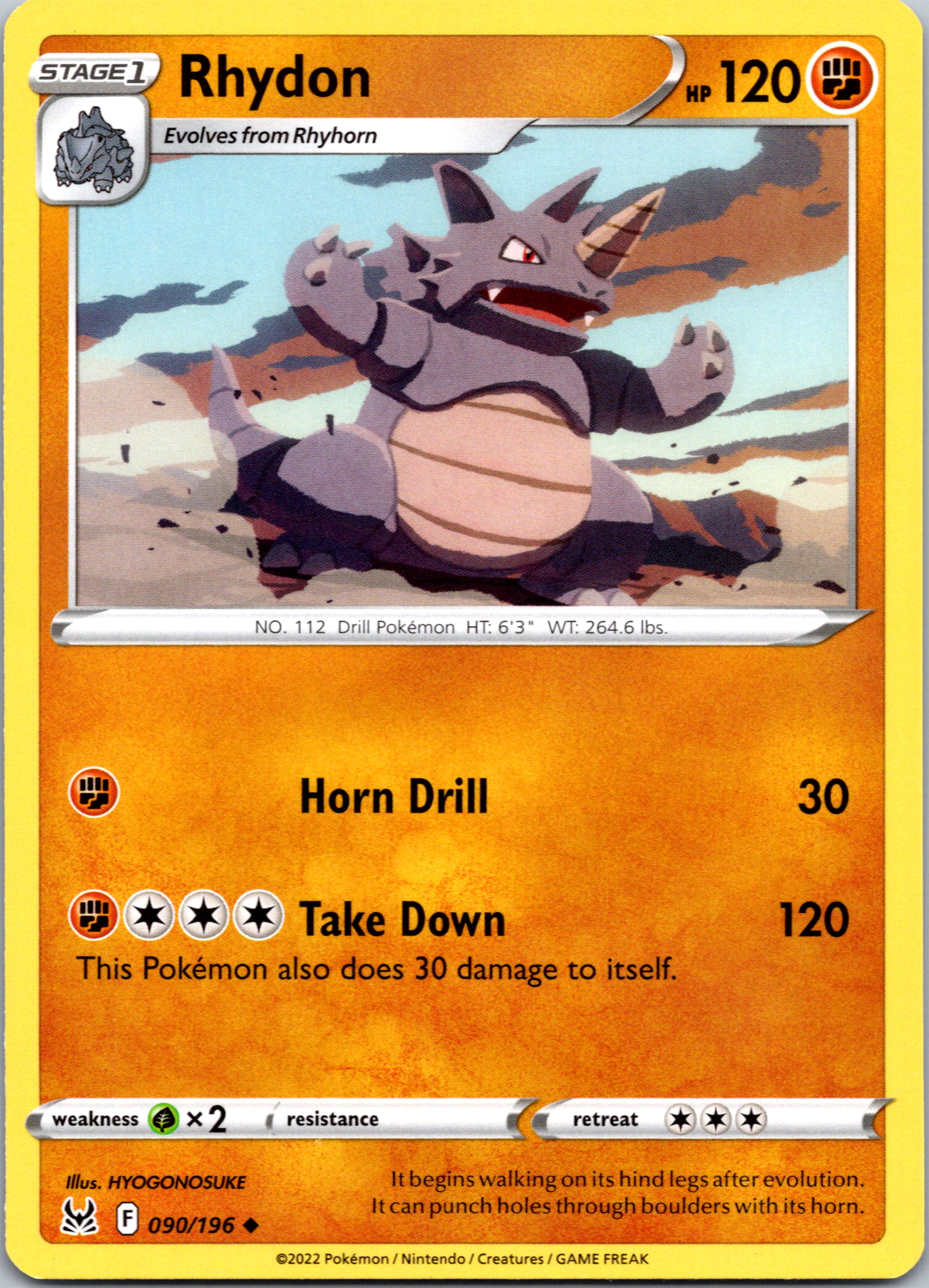 Rhydon (090/196) [Sword & Shield: Lost Origin]