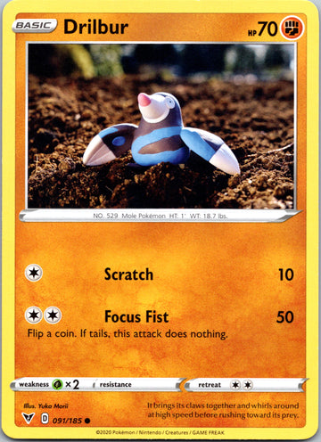 Drilbur [091/185] [SWSH04: Vivid Voltage]