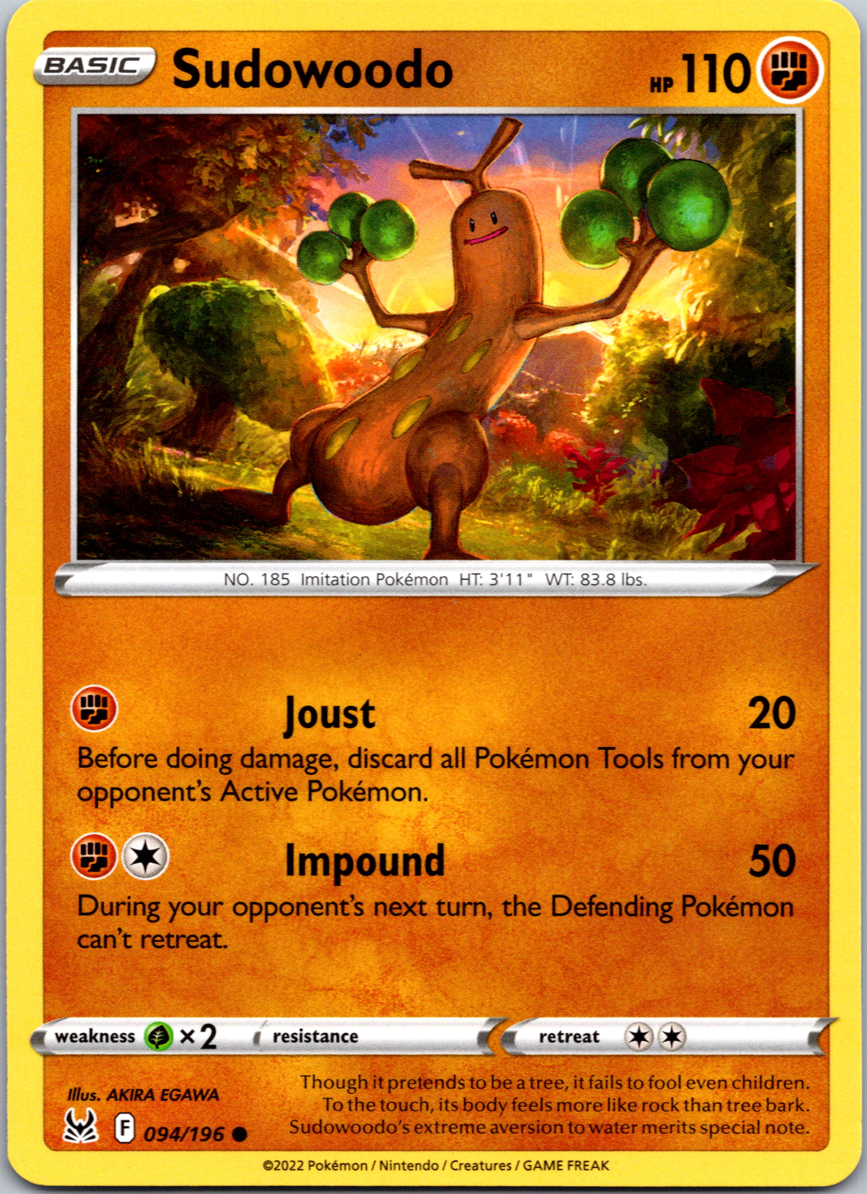 Sudowoodo (094/196) [Sword & Shield: Lost Origin]