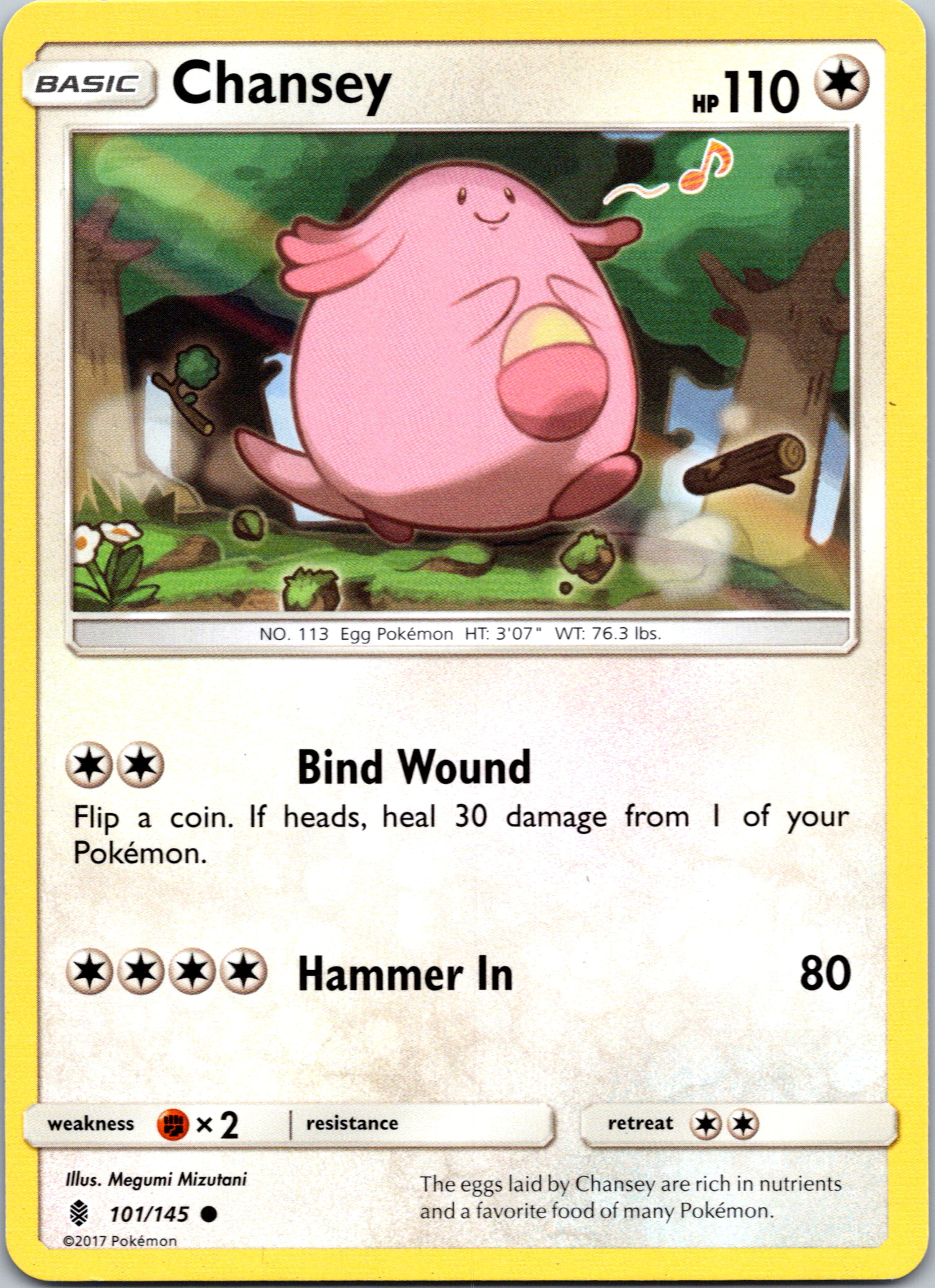 Chansey (101/145) [Sun & Moon: Guardians Rising]