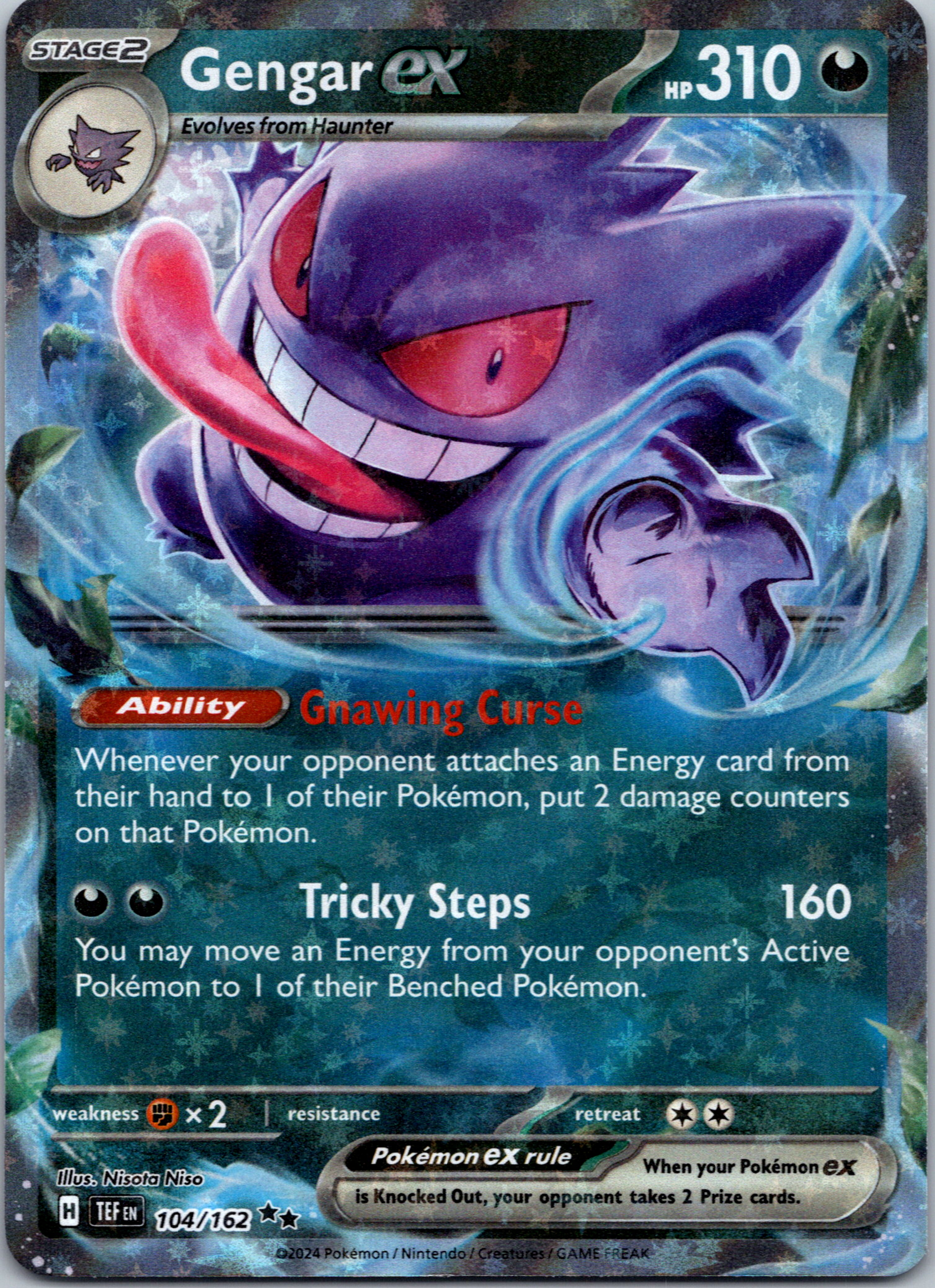 Gengar ex [104/162] - (Temporal Forces) Holofoil