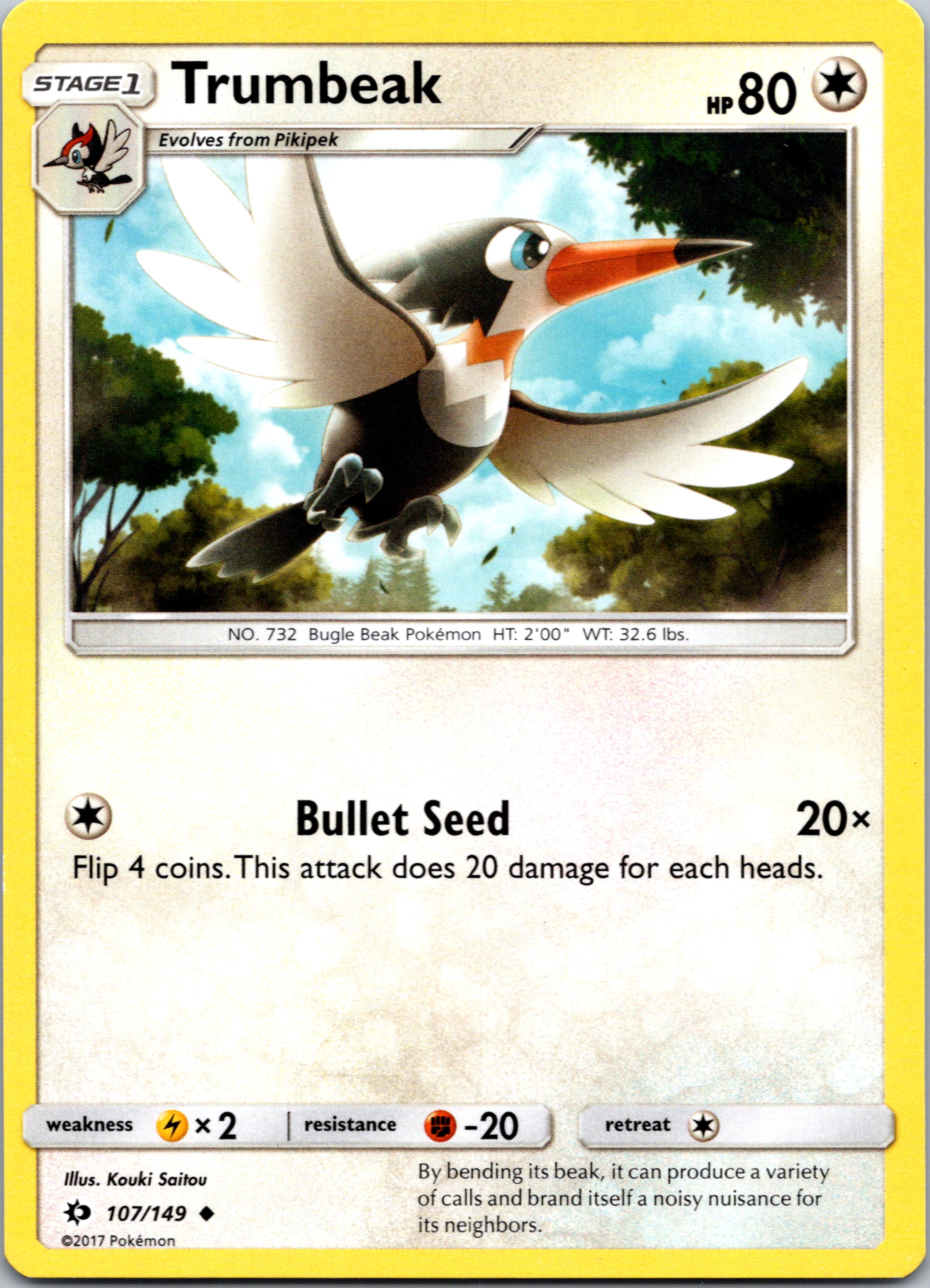 Trumbeak (107) [SM Base Set]