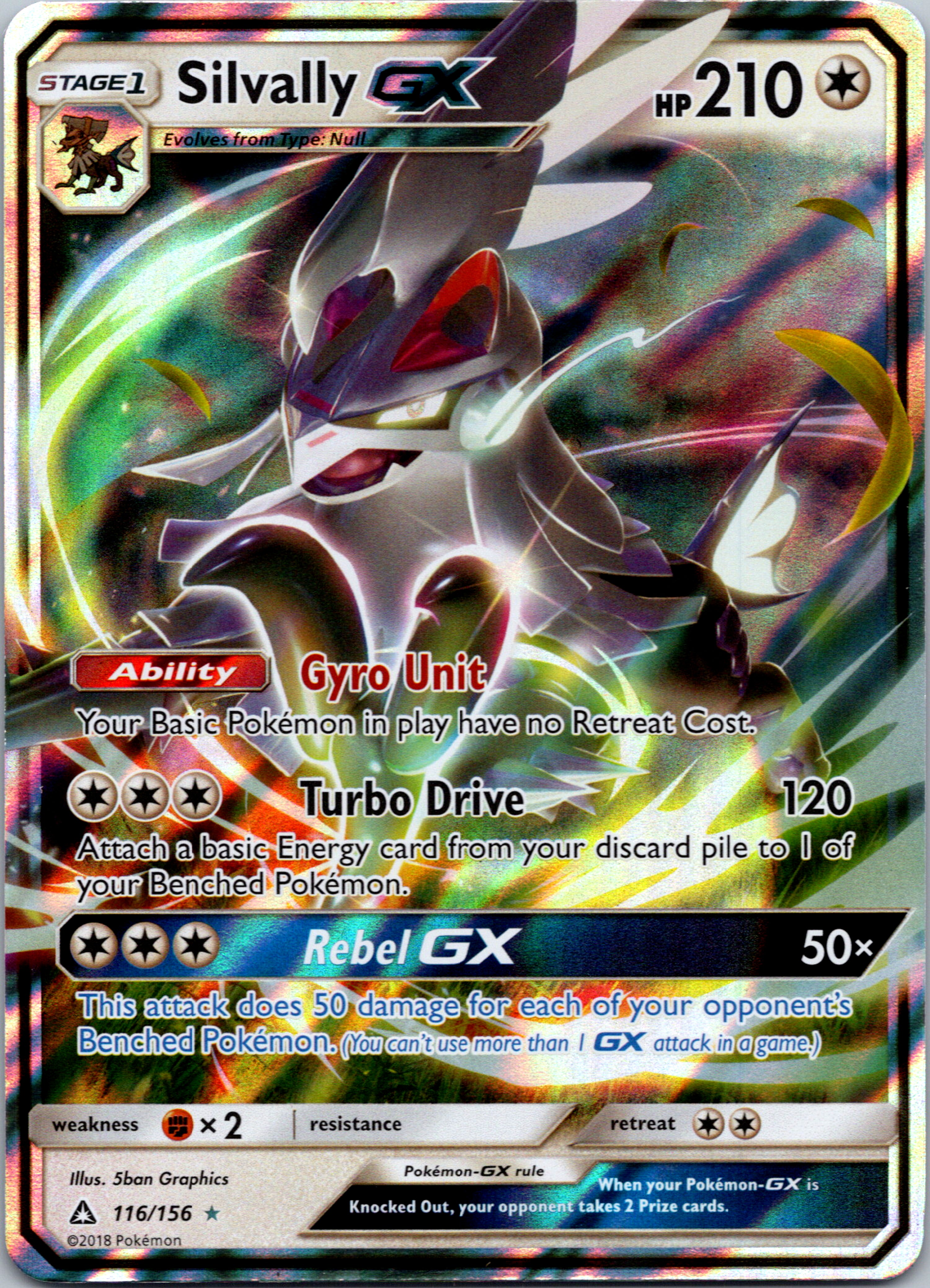 Silvally GX (116/156) [Sun & Moon: Ultra Prism]