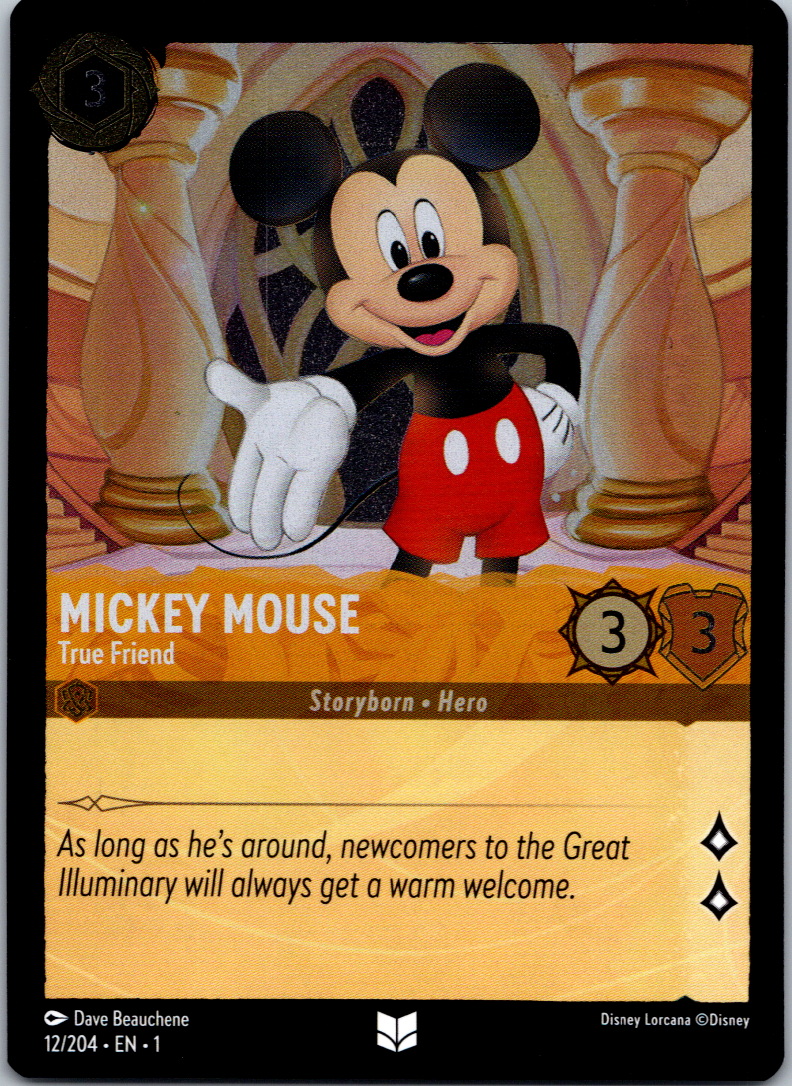 Mickey Mouse - True Friend 12/204 (The First Chapter) Cold Foil