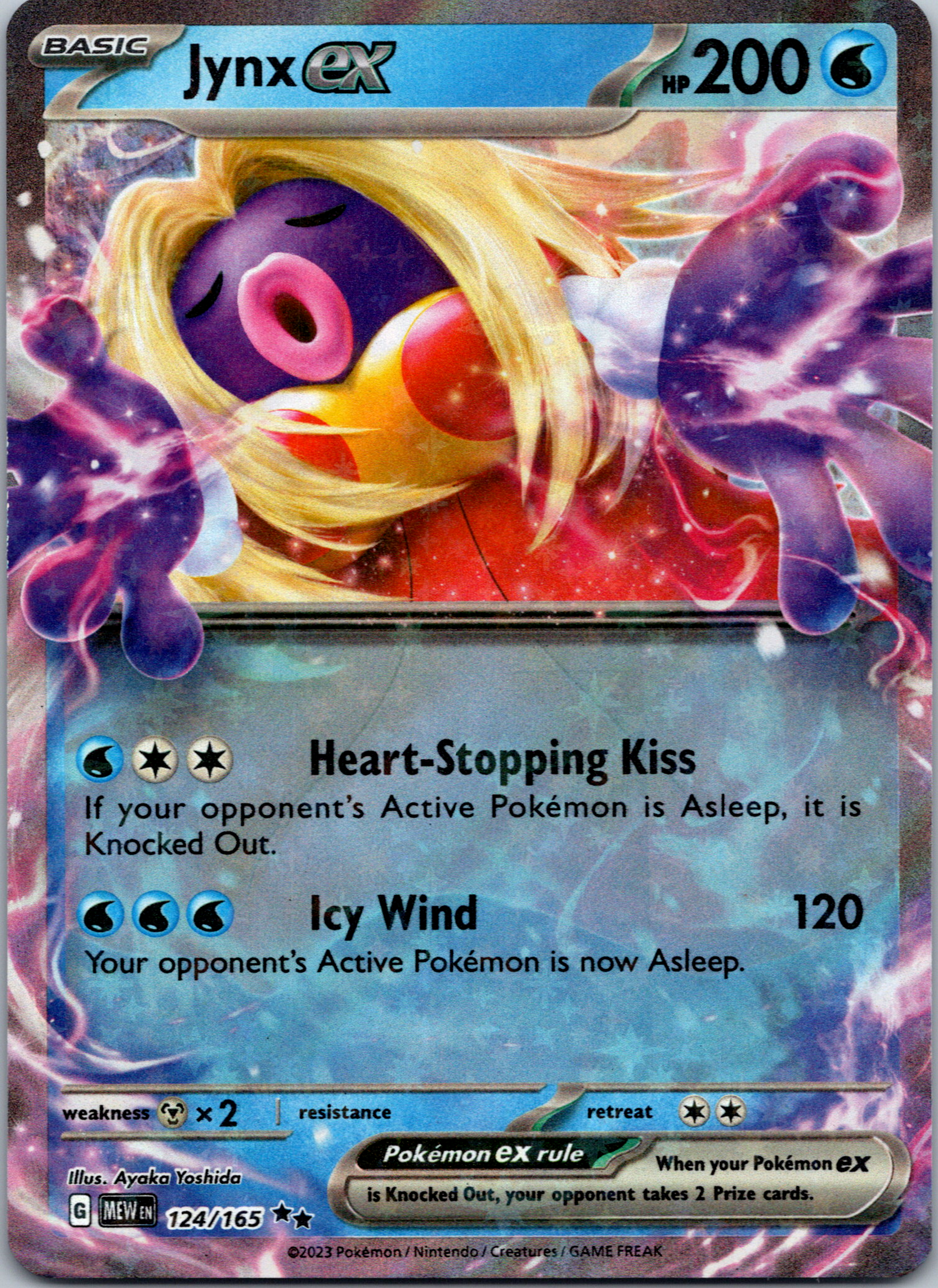 Jynx ex (124/165) [Scarlet & Violet:  151] Holofoil