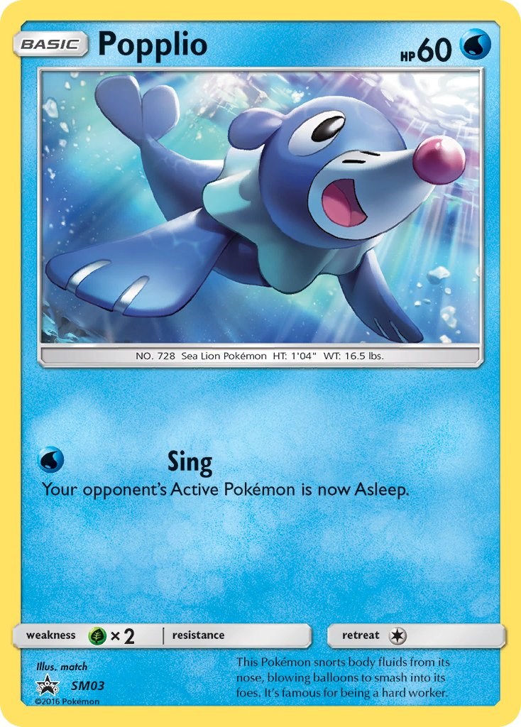 Popplio - SM03 [SM03] [SM Promos] Holofoil