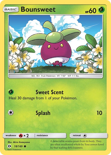 Bounsweet [18/149] [Sun & Moon Base Set] Reverse Holofoil