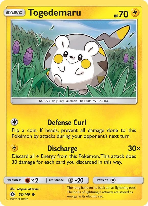 Togedemaru [53/149] [Sun & Moon Base Set] Reverse Holofoil