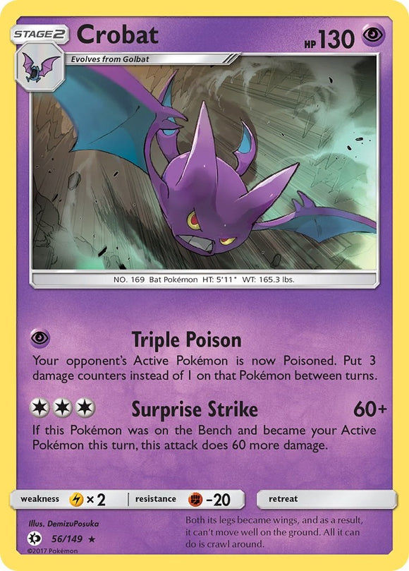 Crobat [56/149] [Sun & Moon Base Set] Holofoil