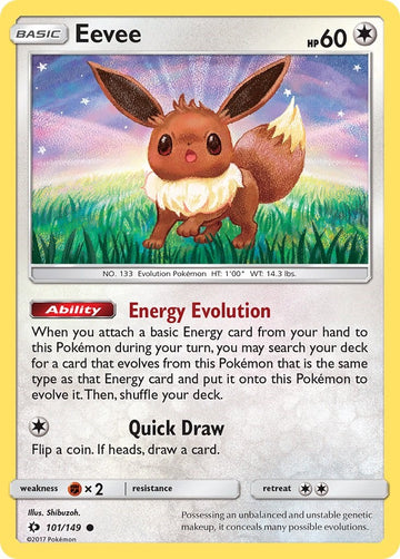 Eevee [101/149] [Sun & Moon Base Set]