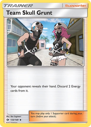 Team Skull Grunt [133/149] [Sun & Moon Base Set] Reverse Holofoil