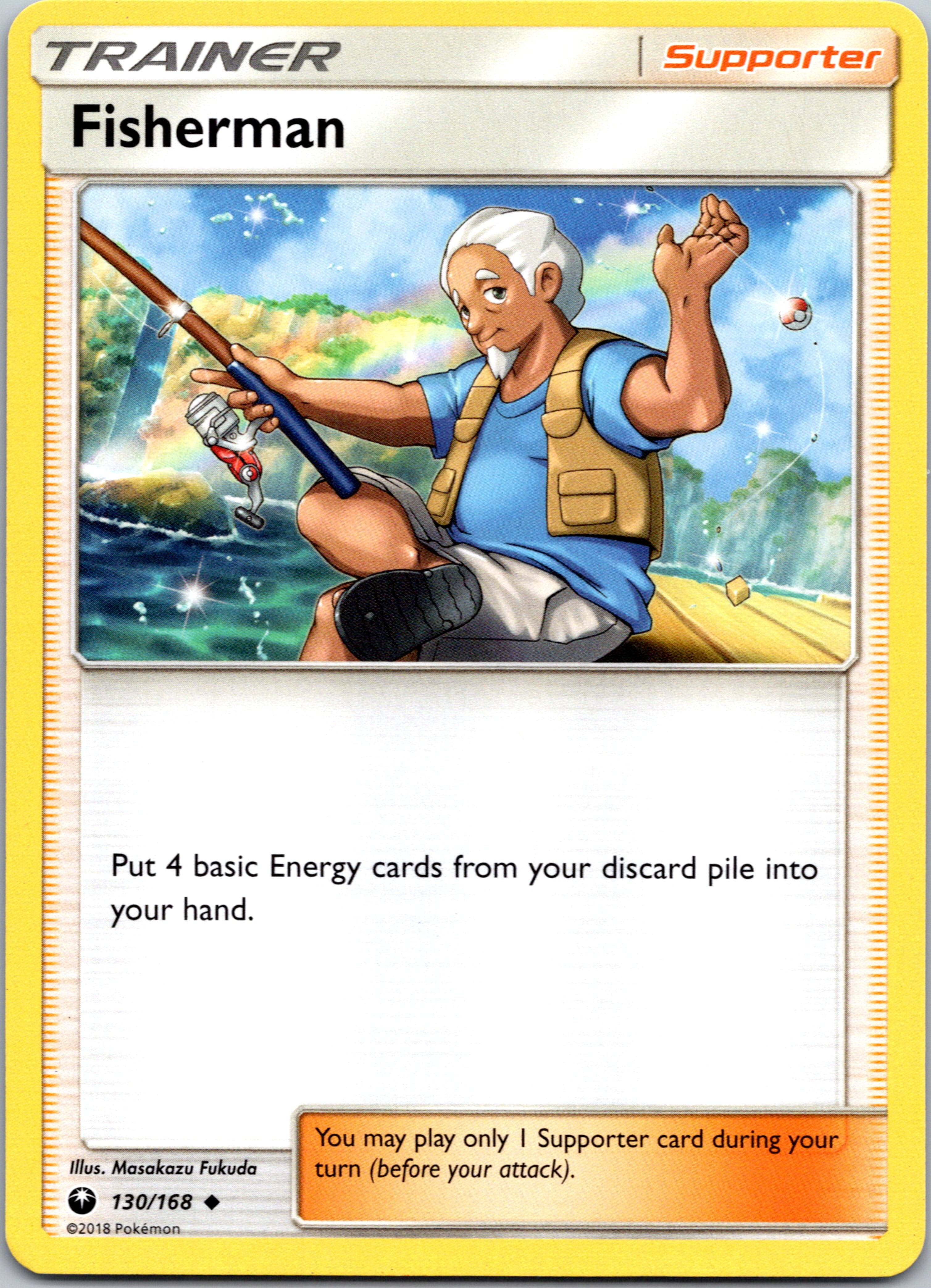 Fisherman (130/168) [Sun & Moon: Celestial Storm]