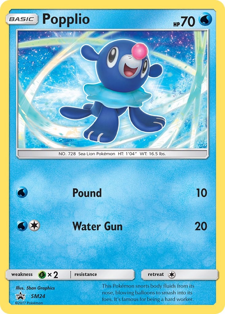 Popplio - SM24 [SM24] [SM Promos] Holofoil