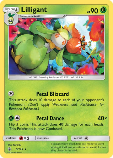 Lilligant [5/145] [Guardians Rising] Reverse Holofoil