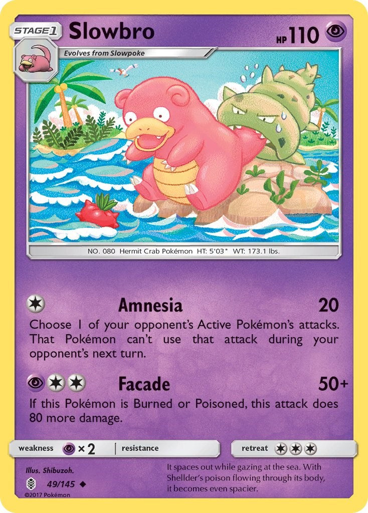 Slowbro [49/145] [SM - Guardians Rising] Reverse Holofoil