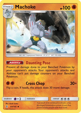 Machoke [64/145] [Guardians Rising] Reverse Holofoil