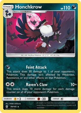 Honchkrow [79/145] [Guardians Rising] Reverse Holofoil