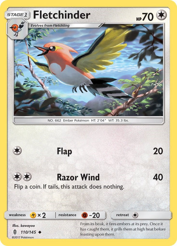 Fletchinder [110/145] [Guardians Rising] Reverse Holofoil