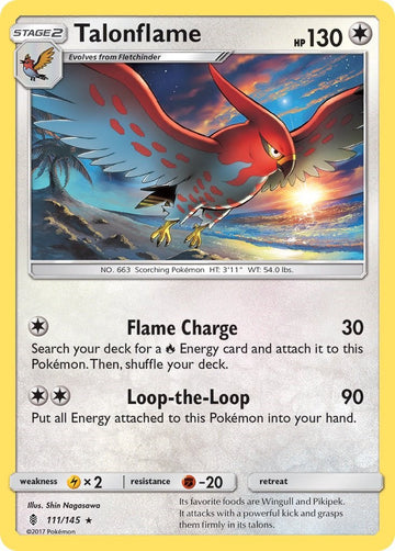 Talonflame [111/145] [Guardians Rising] Reverse Holofoil