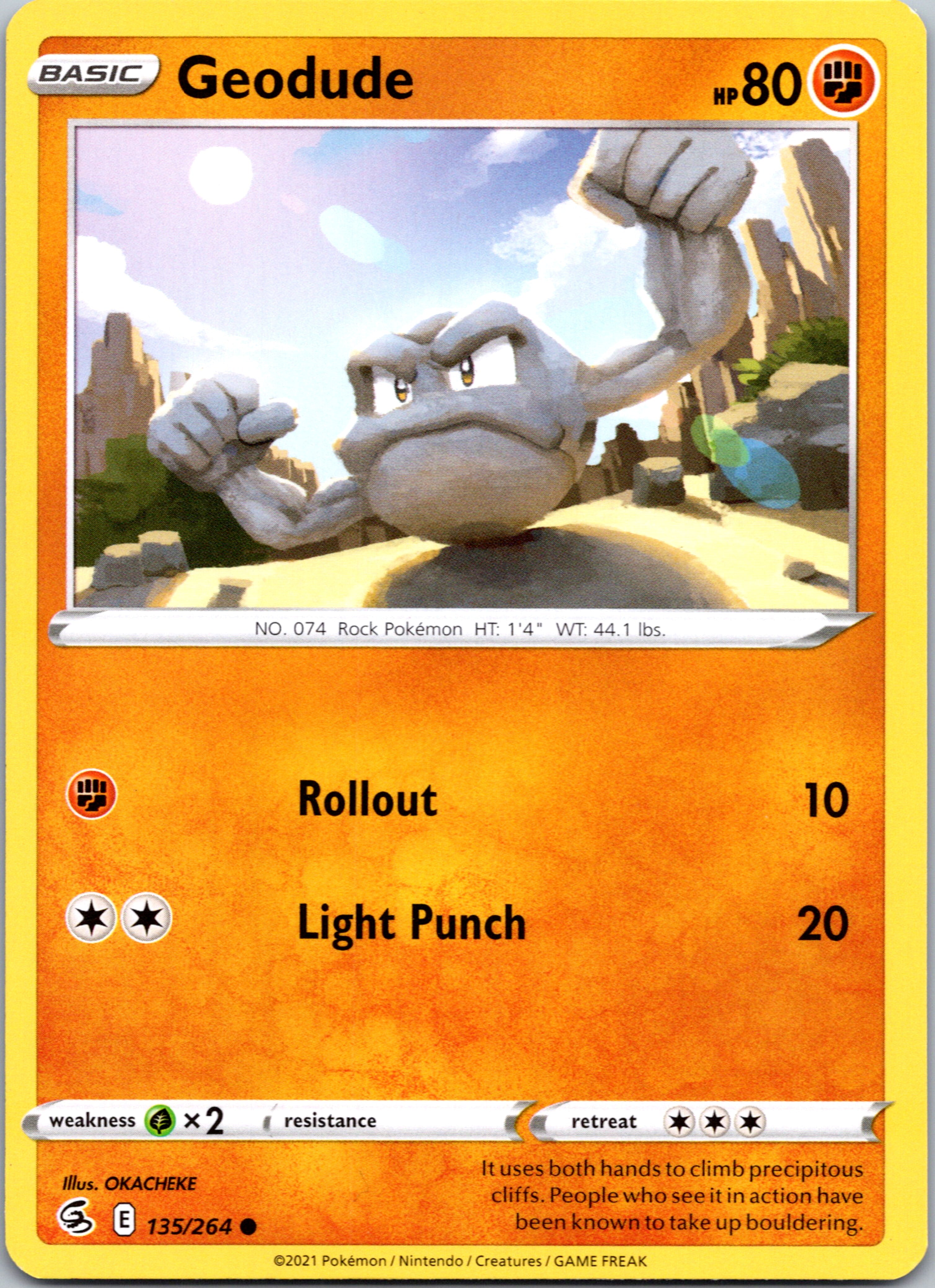 Geodude (135/264) [Sword & Shield: Fusion Strike]