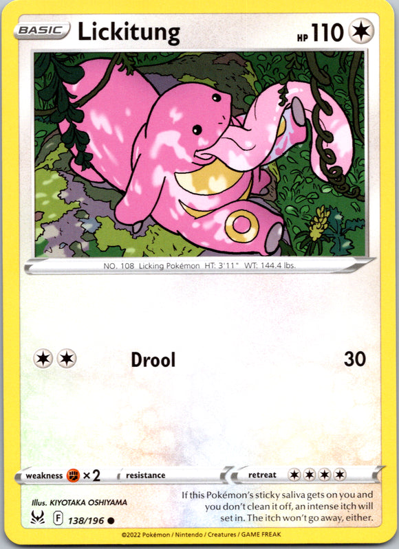 Lickitung (138/196) [Sword & Shield: Lost Origin]